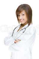 Young african doctor