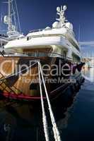 Wooden luxury yacht