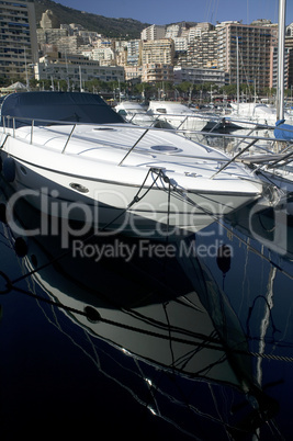 Yacht at harbor of Monaco