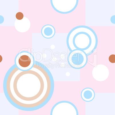 Seamless pattern with circle