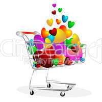 Hearts in the cart