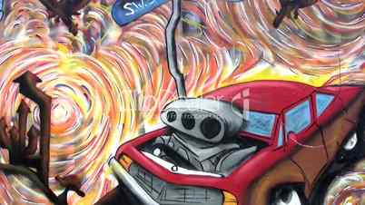 Graffiti car