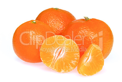 Mandarine freigestellt - tangerine isolated 03