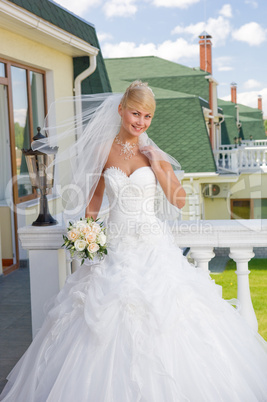 Bride On The Balcony