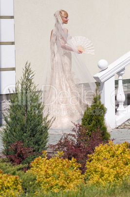 Bride In The Garden