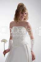 Beautiful bride in white dress 2.