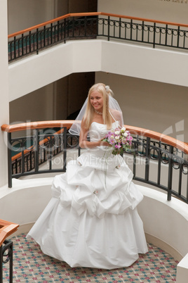 Bride in gallery