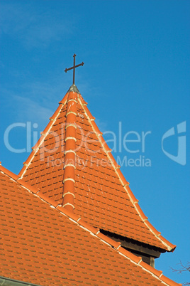 Kirchendach, roof of a church