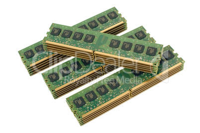 4 pile of computer memory modules 2
