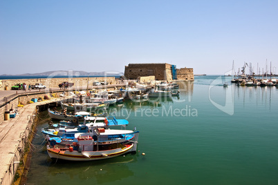 Fortress in Heraklion, Crete, Greece