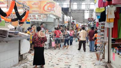 Indoor market in Mexico