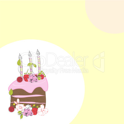 Template for birthday card