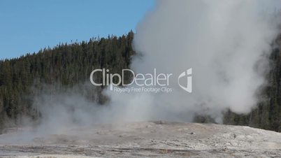 steam eruption