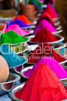 Indische Pulverfarben, Indian coloured powders