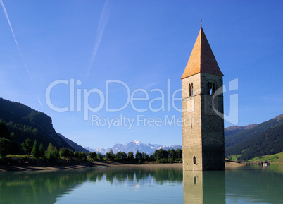 Reschensee mit Kirche - Reschensee with church 19