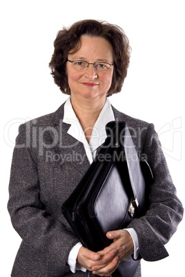 Geschäftsfrau mit Aktentasche