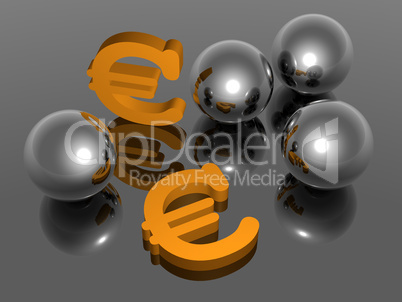 Euro - Background - 3D