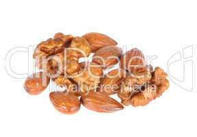 almond and walnuts