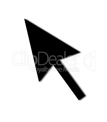 Cursor Arrow Mouse Black