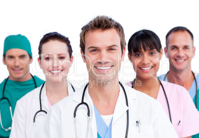 Portrait of a smiling medical team