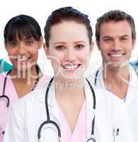Portrait of a positive medical team