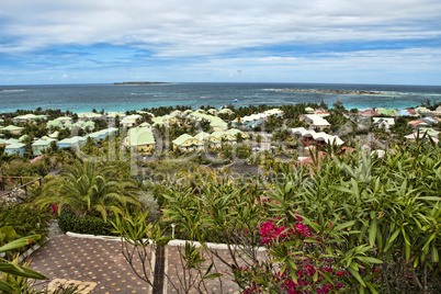 Coast in Saint Maarten Island, Dutch Antilles