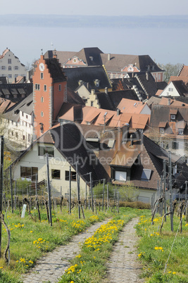 Feldweg und Obertor in Meersburg