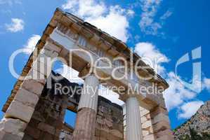 Apollo temple. Delphi. Greece