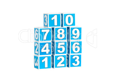 blocks with numbers