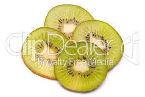 Kiwi on a white background