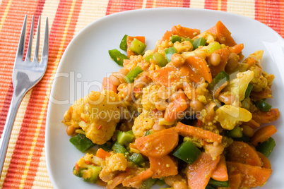 Afrikanisches Gemüsegericht - African Vegetable Dish