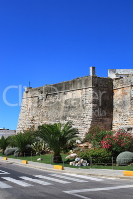 wall of ancient fortress