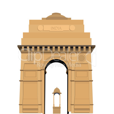 indian gate, new delhi, india, travel