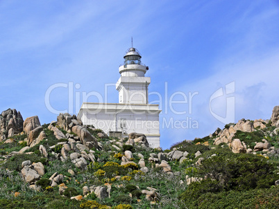 Capo Testa, bei Santa di Gallura, Leuchtturm