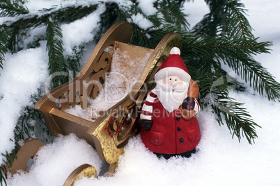 Nikolaus im Schnee