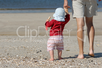 Father with his daughter