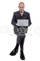 Sitting businessman