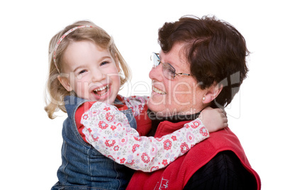 Grandmother with grandchild