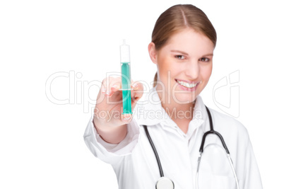 Ärzte mit einer Spritze