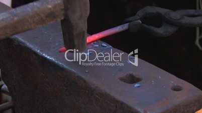 HD Traditional blacksmith work, closeup