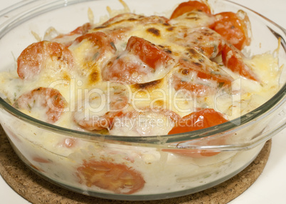 Tomaten-Pastinaken Auflauf