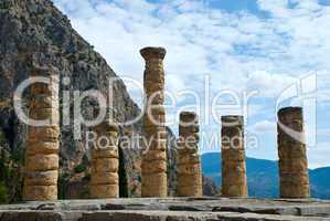 Apollo temple. Delphi. Greece