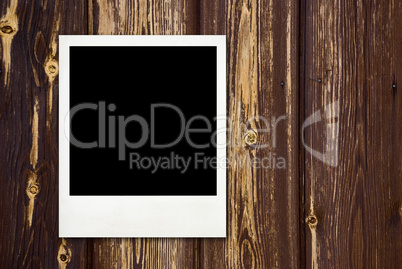 Vintage photo on old wooden background. Vintage photo on old wooden background.