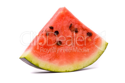 Slice of water-melon on a white background