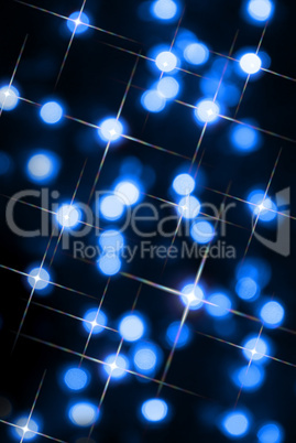 Blue holiday illumination background