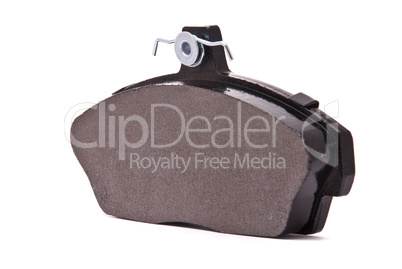 Brake pad on a white background