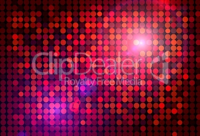 Roter reflektierender Disco Hintergrund