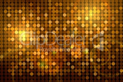Goldener reflektierender Disco Hintergrund