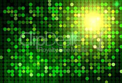 Grüner reflektierender Disco Hintergrund