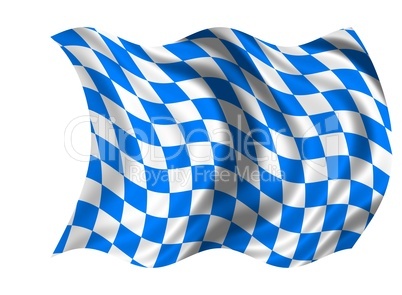 flagge bayrische rauten
